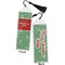 Christmas Holly Bookmark with tassel - Front and Back
