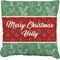Christmas Holly Burlap Pillow 24"