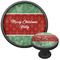 Christmas Holly Cabinet Knob - Black - Multi Angle