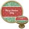 Christmas Holly Cabinet Knob - Gold (Personalized)