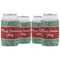 Christmas Holly Can Cooler (12 oz) - Set of 4 w/ Name or Text
