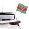 Christmas Holly Car Flag - Large - LIFESTYLE