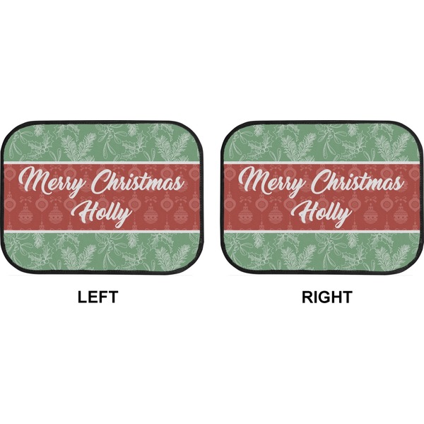 Christmas Holly Car Floor Mats (Back Seat) (Approval)