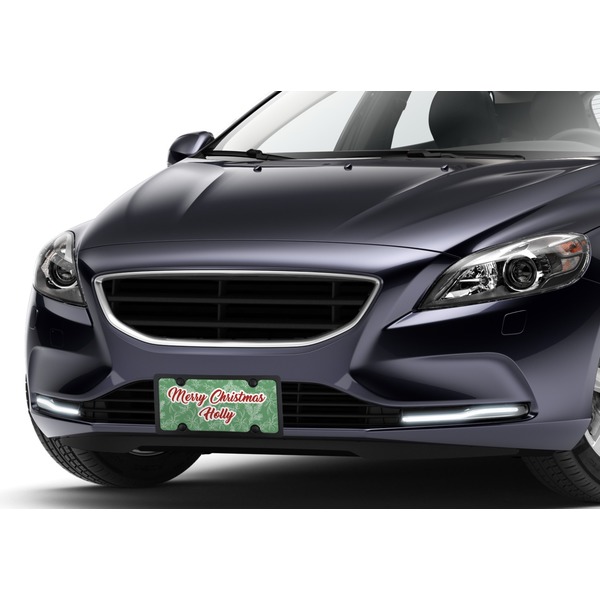 Christmas Holly Car License Plate Lifestyle
