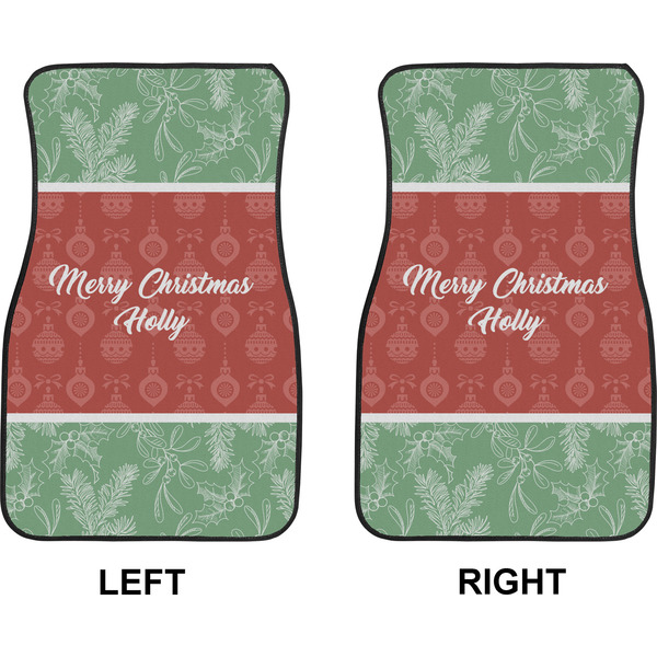 Christmas Holly Car Mat Front - Approval