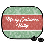 Christmas Holly Car Side Window Sun Shade (Personalized)