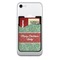 Christmas Holly Cell Phone Credit Card Holder w/ Phone