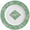 Christmas Holly Ceramic Plate w/Rim