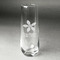 Christmas Holly Champagne Flute - Stemless Engraved - Single (Personalized)