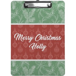 Christmas Holly Clipboard (Personalized)