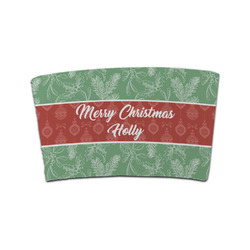 Christmas Holly Coffee Cup Sleeve (Personalized)