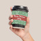 Christmas Holly Coffee Cup Sleeve - LIFESTYLE