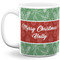 Christmas Holly 11 Oz Coffee Mug - White (Personalized)