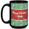 Christmas Holly Coffee Mug - 15 oz - Black Full