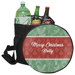 Christmas Holly Collapsible Cooler & Seat (Personalized)