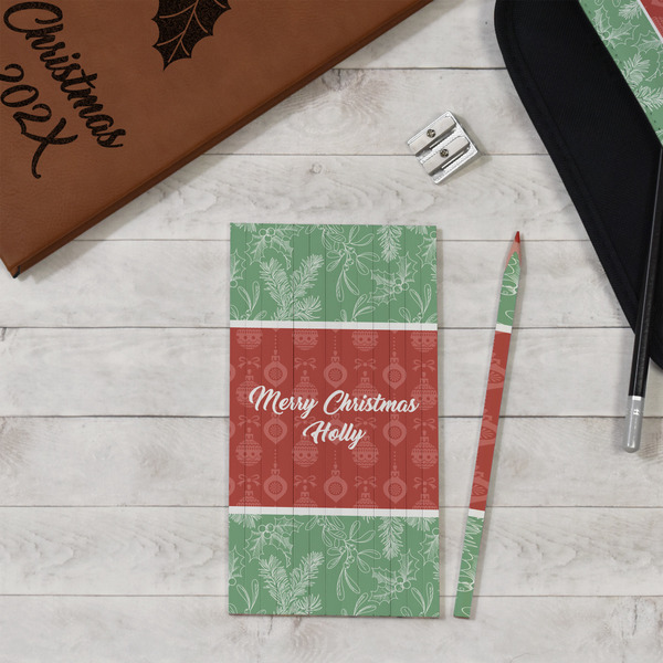 Christmas Holly Colored Pencils - In Context