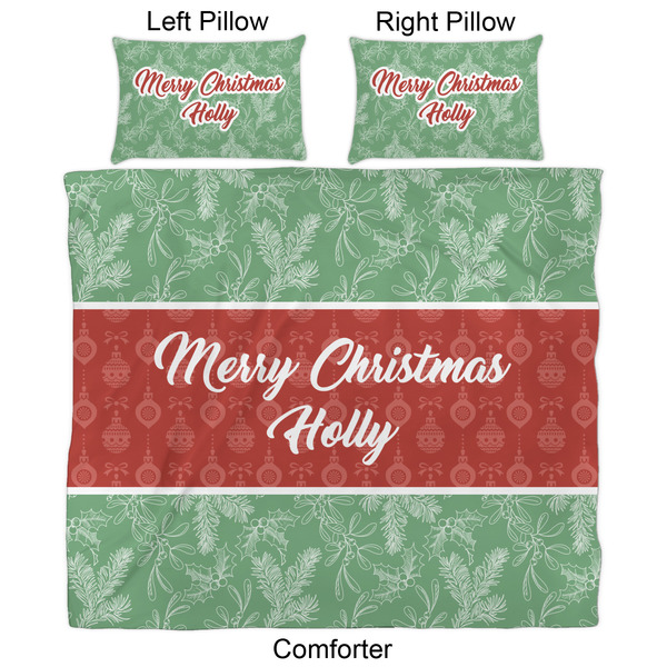 Christmas Holly Comforter Set - King - Approval