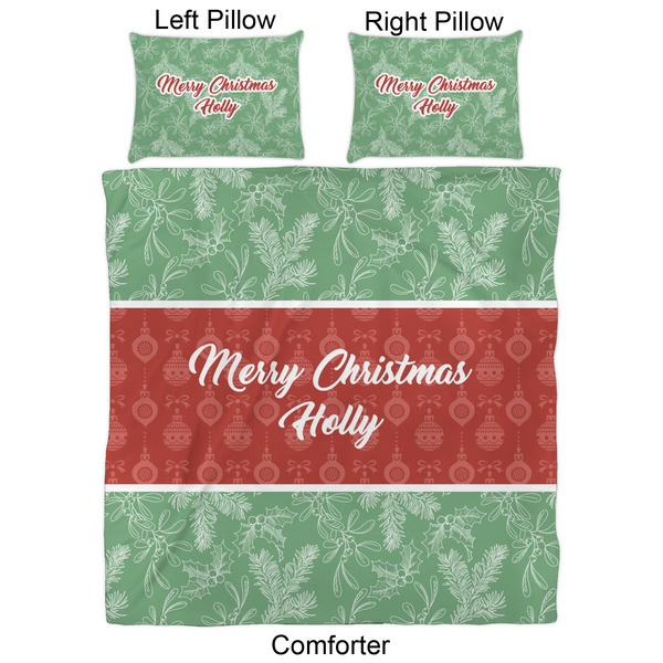 Christmas Holly Comforter Set - Queen - Approval