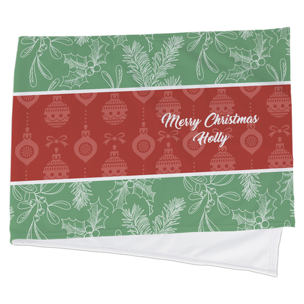 Custom Christmas Holly Cooling Towel (Personalized)