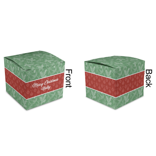 Christmas Holly Cubic Gift Box - Approval