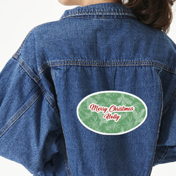 Christmas Holly Large Custom Shape Patch - 2XL (Personalized)