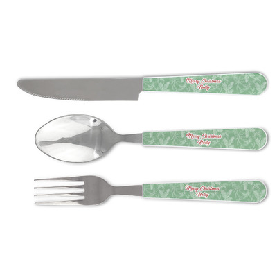 Christmas Holly Cutlery Set (Personalized)