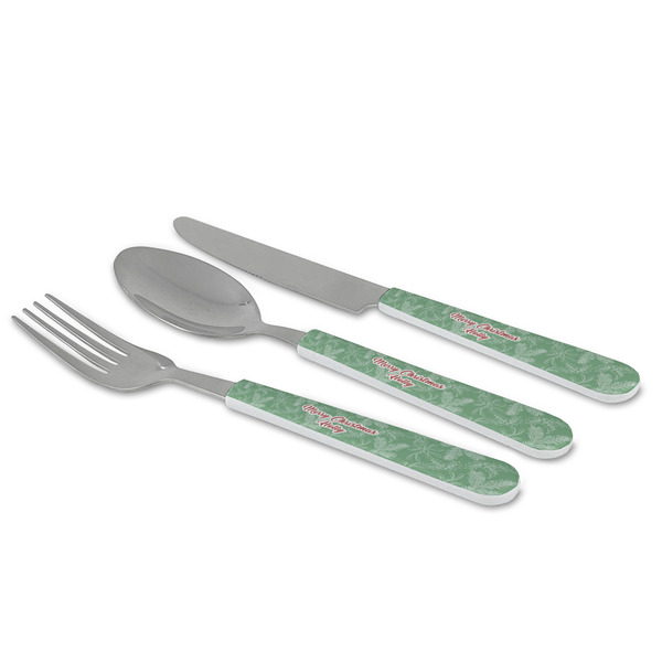 Christmas Holly Cutlery Set - MAIN