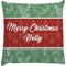 Christmas Holly Decorative Pillow Case (Personalized)