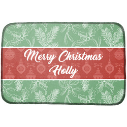 Christmas Holly Dish Drying Mat (Personalized)