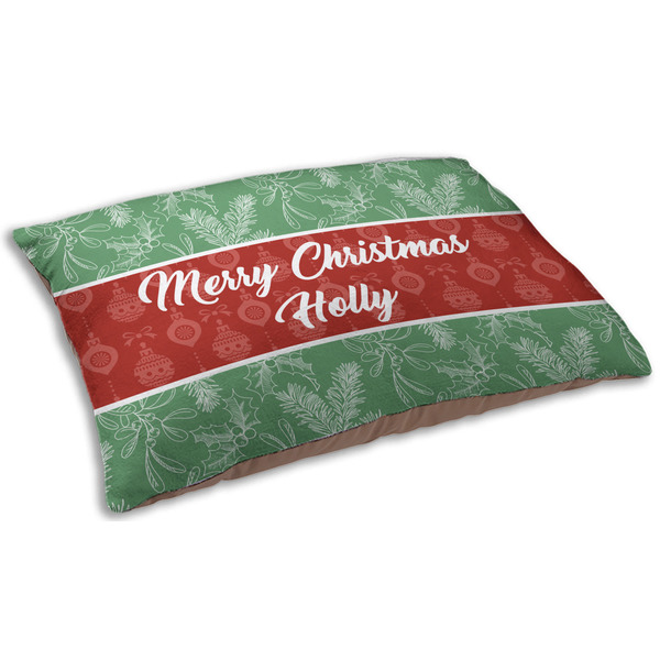 Christmas Holly Dog Beds - SMALL