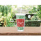 Christmas Holly Double Wall Tumbler with Straw Lifestyle