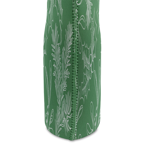 Christmas Holly Double Wine Tote - DETAIL 2 (new)