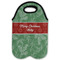 Christmas Holly Double Wine Tote - Flat (new)