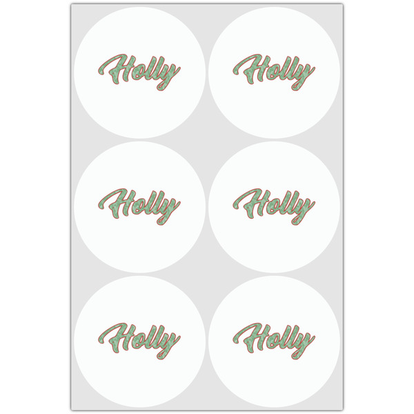 Christmas Holly Drink Topper - Large - Set of 6