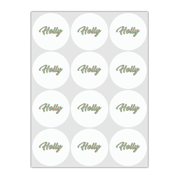 Christmas Holly Drink Topper - Small - Set of 12