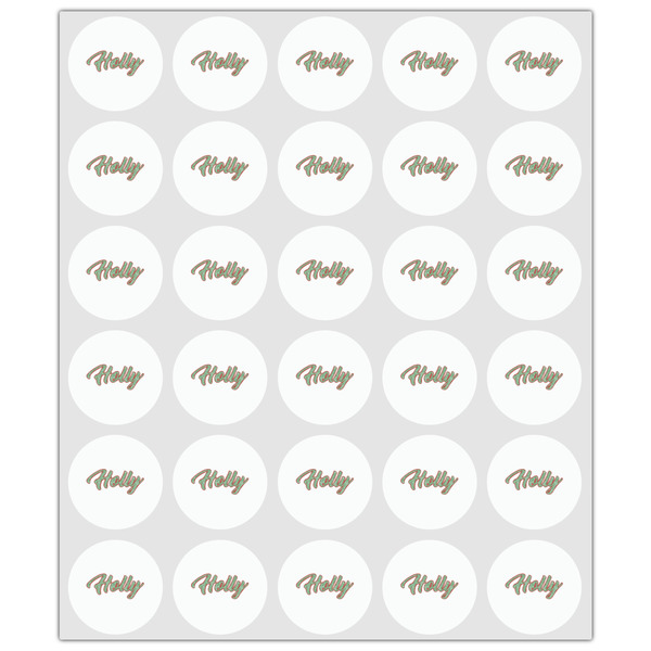 Christmas Holly Drink Topper - XSmall - Set of 30