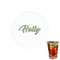 Christmas Holly Drink Topper - XSmall - Single with Drink