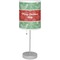 Christmas Holly Drum Lampshade with base included