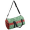Christmas Holly Duffle bag with side mesh pocket