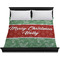 Christmas Holly Duvet Cover - King - On Bed - No Prop