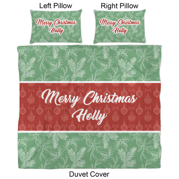Christmas Holly Duvet Cover Set - King - Approval