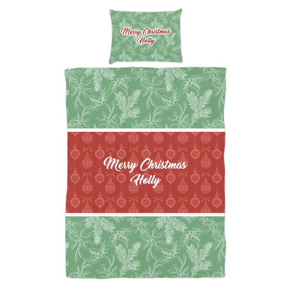 Christmas Holly Duvet Cover Set - Twin - Alt Approval