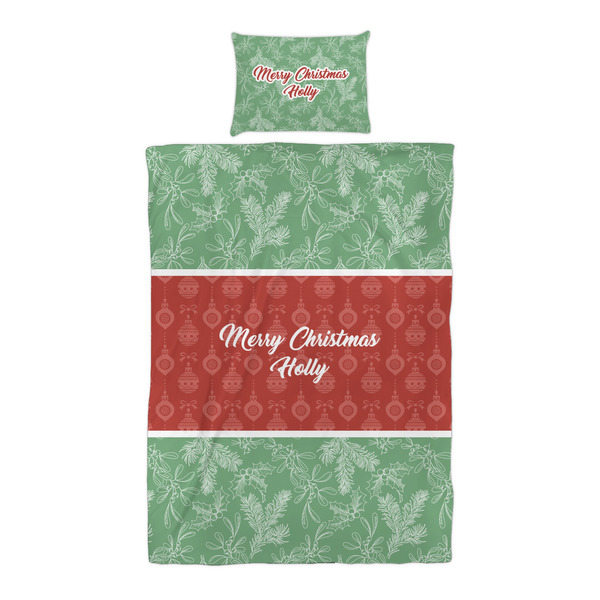 Christmas Holly Duvet Cover Set - Twin XL - Alt Approval