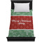 Christmas Holly Duvet Cover - Twin - On Bed - No Prop