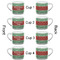 Christmas Holly Espresso Cup - 6oz (Double Shot Set of 4) APPROVAL