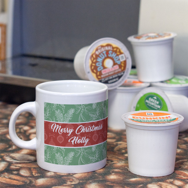 Christmas Holly Espresso Cup - Single Lifestyle
