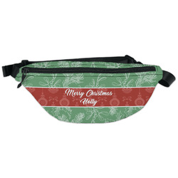 Christmas Holly Fanny Pack - Classic Style (Personalized)
