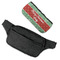 Christmas Holly Fanny Packs - FLAT (flap off)