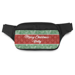 Christmas Holly Fanny Pack - Modern Style (Personalized)