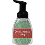 Christmas Holly Foam Soap Bottle - Black (Personalized)